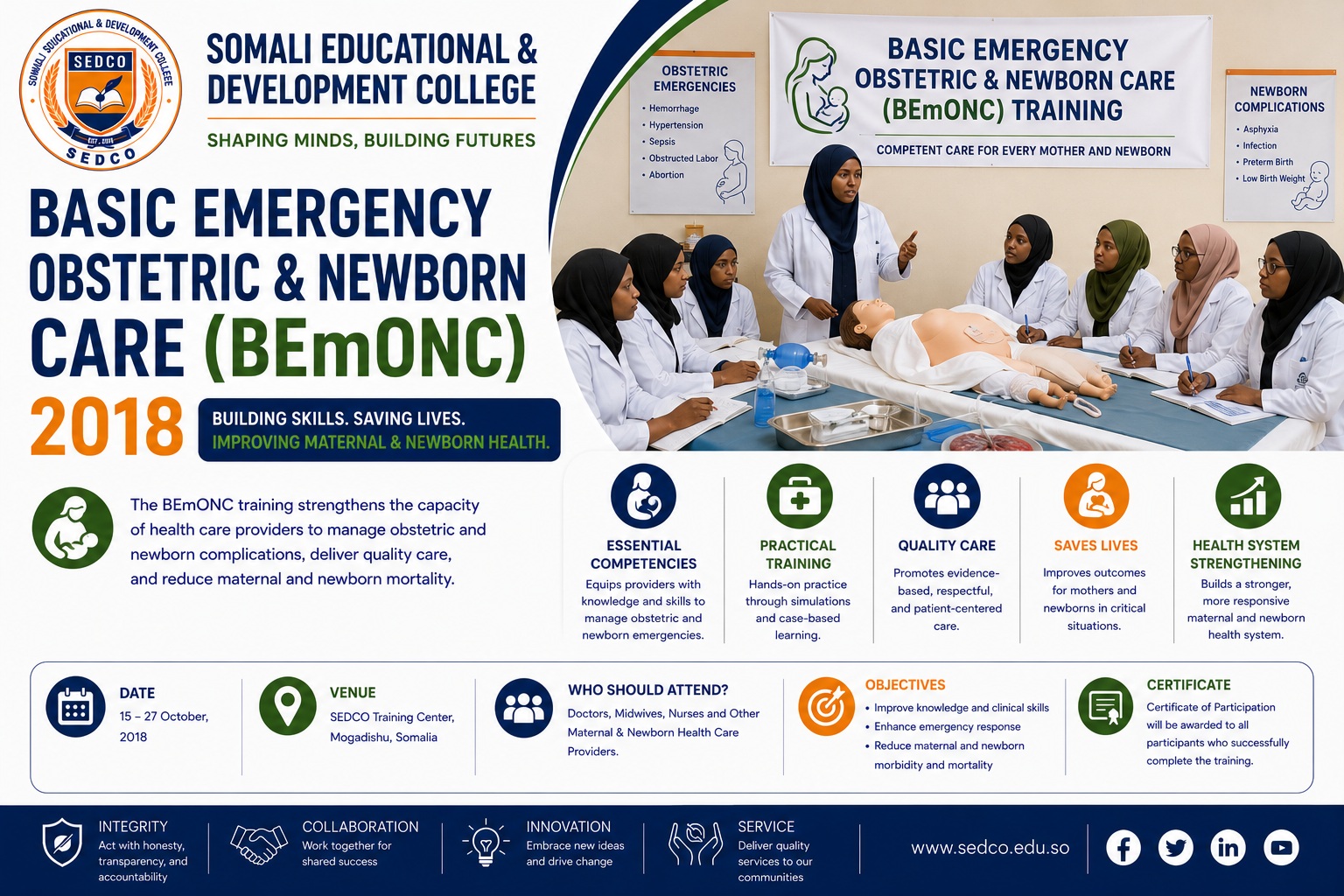 Basic Emergency Obstetric & Newborn Care (BEmONC)