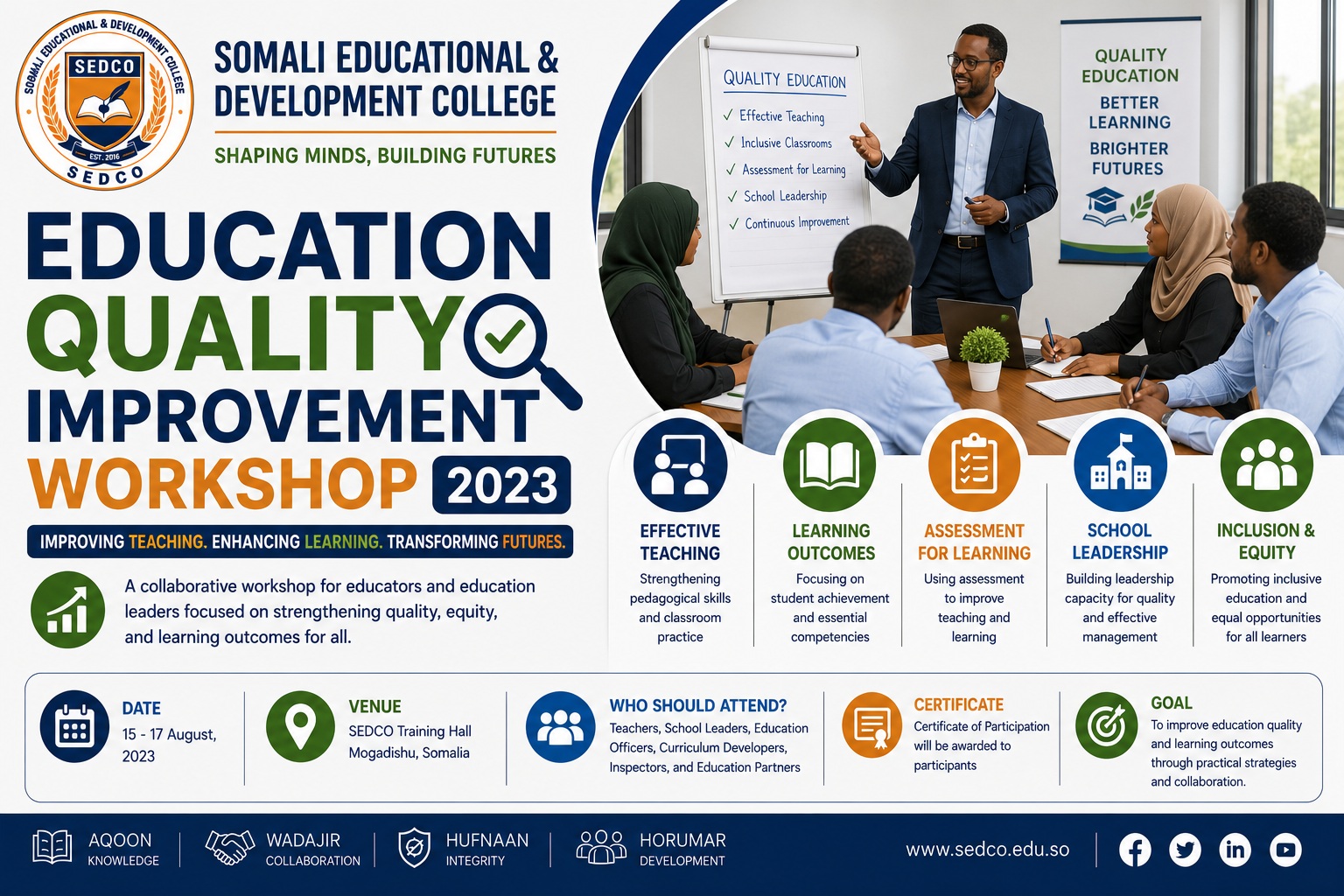 Education Quality Improvement Workshop