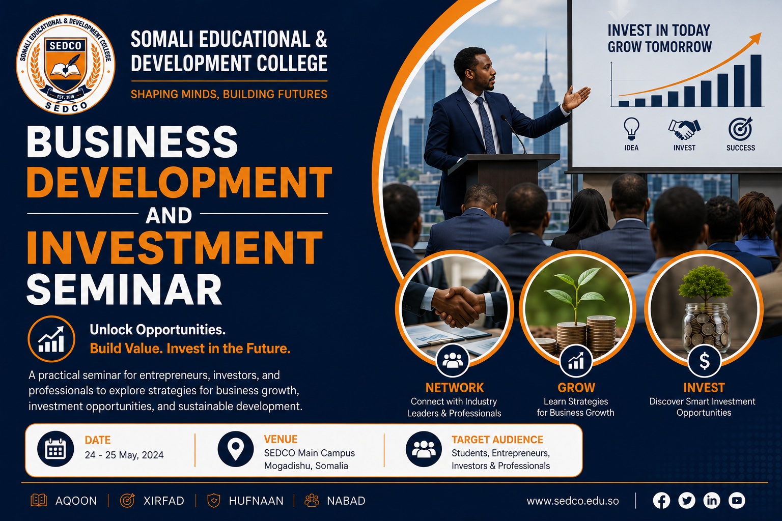 Business Development and Investment Seminar